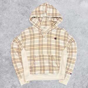 Champion reverse weave plaid hoodie